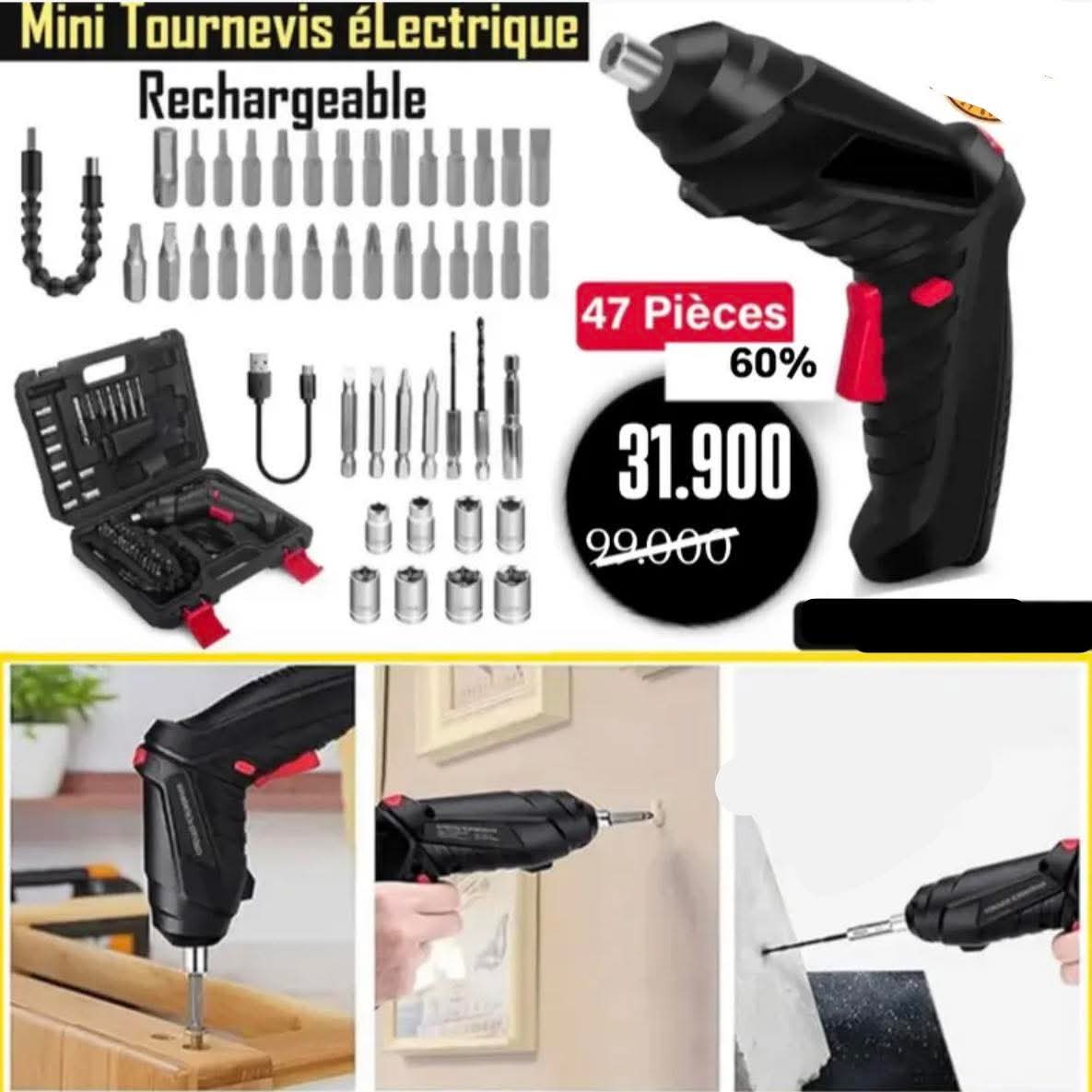 Mini viseuse 47 pièces