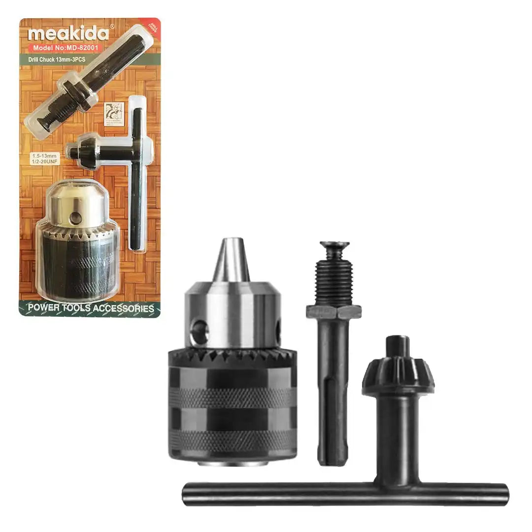 Mandrin a cle meakida 13mm avec adaptateur