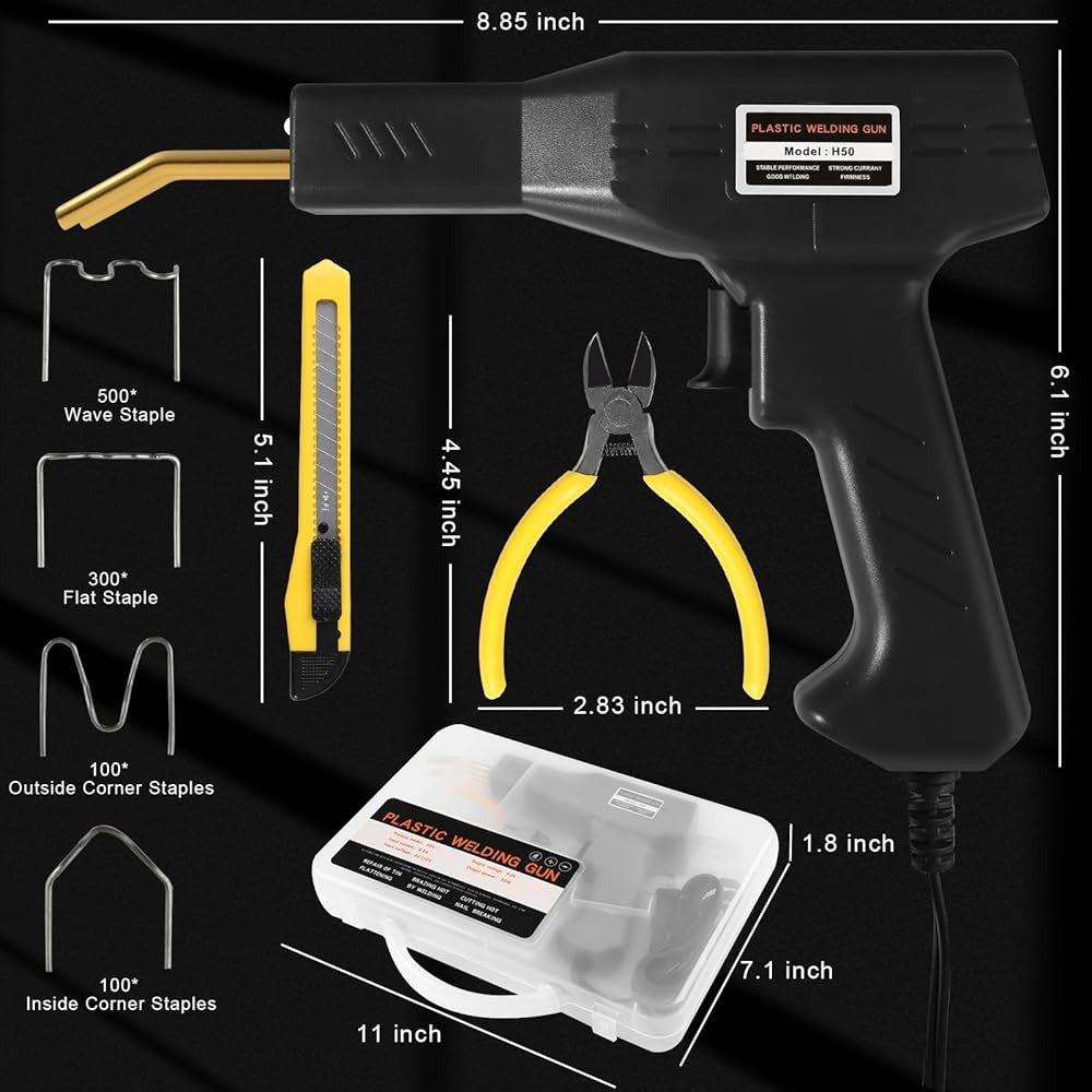 KIT PISTOLET DE SOUDAGE PLASTIQUE MMT11-21 – Professionnel